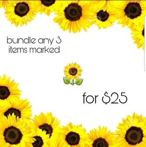 🌻3/$25🌻all items marked with this symbol!